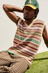 Iets Frans . Bright Fair Isle Sweater Vest In Assorted