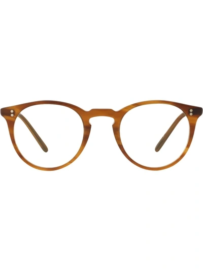 Oliver Peoples O'malley Round-frame Glasses In White