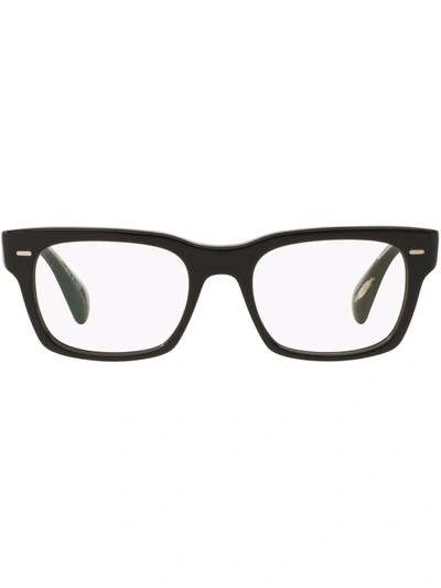 Oliver Peoples Ryce Rectangle-frame Glasses In Black