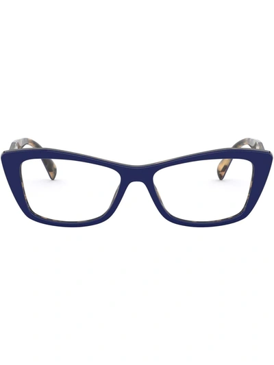 Prada Geometric-frame Glasses In White
