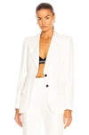 Tom Ford Single-breasted Blazer In Chalk