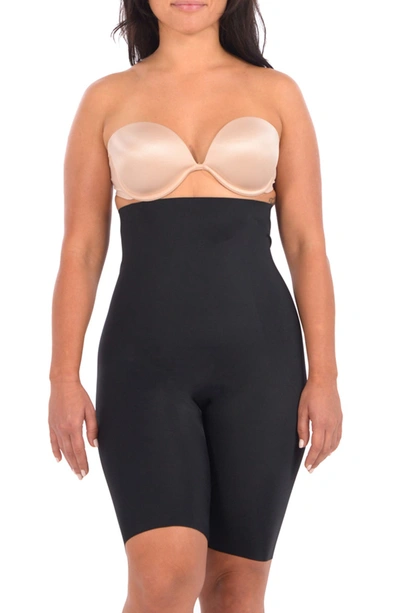 Body Beautiful Smooth And Silky Slimming Top With Sexy Lace In Black