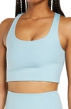 Girlfriend Collective Tommy Recycled-fibre Medium-impact Sports Bra In Sky