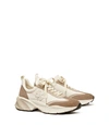Tory Burch Good Luck Trainers White/new Ivory/cerbiatto In White / New Ivory / Cerbiatto