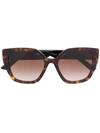 PRADA TORTOISESHELL-FRAME SUNGLASSES