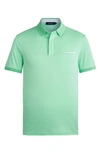 Bugatchi Pima Cotton Short Sleeve Polo Shirt In Green Tea