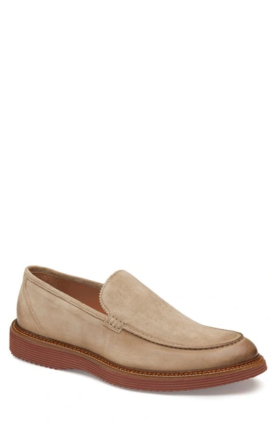 Johnston & Murphy Collection  Jameson Moc Toe Loafer In Taupe