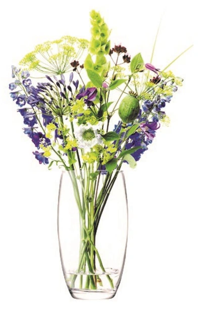Lsa Flower Barrel Bouquet Vase In Clear
