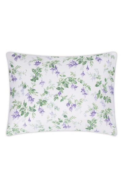Matouk Garden Gate Cotton Sham In Violet