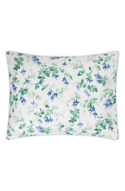 Matouk Garden Gate Cotton Sham In Azure