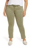 Nydj Sheri Slim Ankle Jeans In Moss Pigme