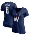 Fanatics Women's Alexander Ovechkin Navy Washington Capitals 2020/21 Alternate Authentic Stack Name And Numbe In Navy