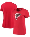 NIKE WOMEN'S RED ATLANTA FALCONS LOGO ESSENTIAL T-SHIRT