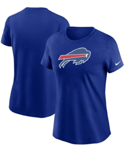 NIKE WOMEN'S ROYAL BUFFALO BILLS LOGO ESSENTIAL T-SHIRT