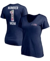 Fanatics Women's Navy Seattle Seahawks Mother's Day V-neck T-shirt In Navy