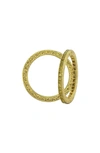 Sethi Couture Channel Set Yellow Diamond Band Ring In 18kyg Yd0.50