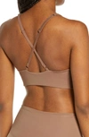 Girlfriend Collective Topanga Sports Bra In Brownie