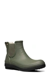Bogs Amanda Ii Waterproof Insulated Chelsea Rain Boot In Green Ash