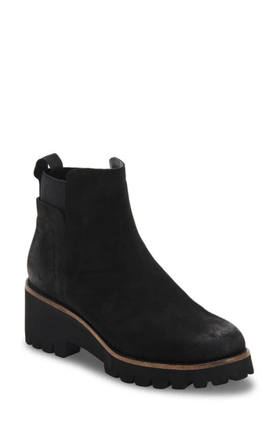 Blondo Danika Womens Leather Round Toe Ankle Boots In Black