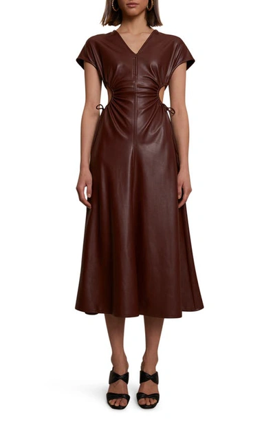 alc brown leather dress Alexandria Faux Leather Dress by A.L.C