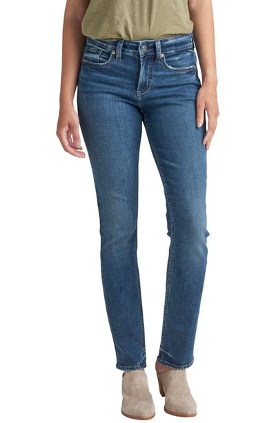 Silver Jeans Co. Plus Size Suki Mid-rise Straight-leg Jeans In Indigo