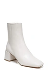 Vince Kaye Block Heel Bootie In Light Smoke