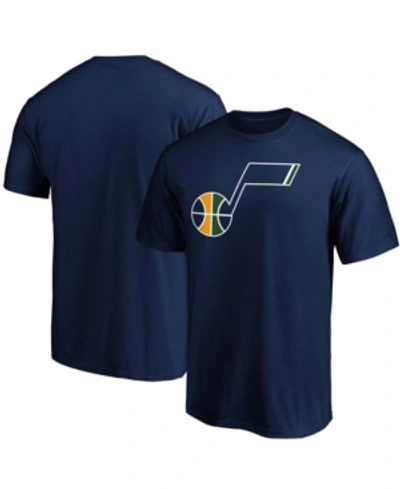 Fanatics Men's Navy Utah Jazz Primary Team Logo T-shirt