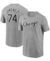 Nike Men's Mitch Haniger Gray Seattle Mariners Name Number T-shirt In Heather Gray