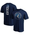 Fanatics Men's Jarrett Culver Navy Minnesota Timberwolves Playmaker Name And Number Logo T-shirt In Navy