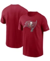 NIKE MEN'S BIG AND TALL RED TAMPA BAY BUCCANEERS PRIMARY LOGO T-SHIRT
