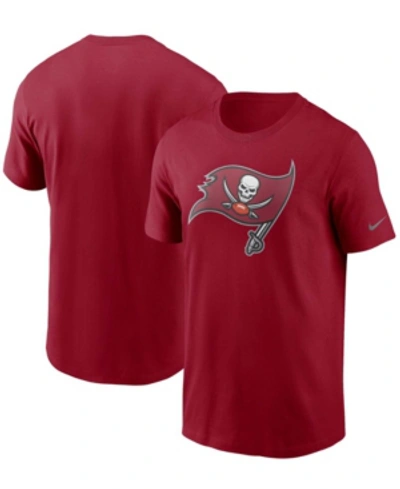 NIKE MEN'S BIG AND TALL RED TAMPA BAY BUCCANEERS PRIMARY LOGO T-SHIRT