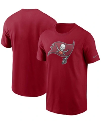 Nike Men's Big And Tall Red Tampa Bay Buccaneers Primary Logo T-shirt