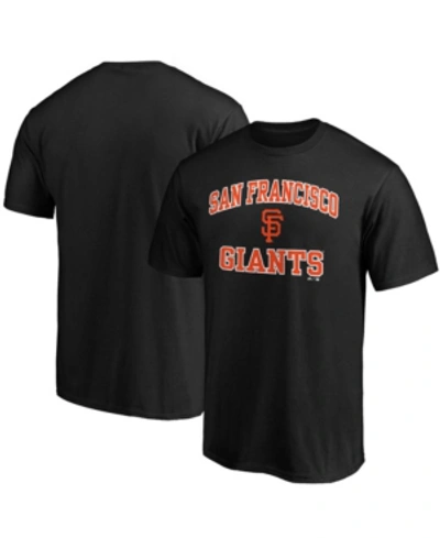 Fanatics Men's Black San Francisco Giants Heart Soul T-shirt