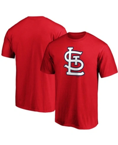 Fanatics Men's Red St. Louis Cardinals Official Logo T-shirt