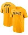 NIKE MEN'S YU DARVISH GOLD SAN DIEGO PADRES NAME NUMBER T-SHIRT