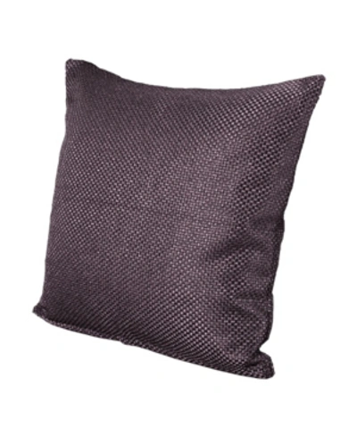 Siscovers Silk Route Decorative Pillow, 26" X 26" In Charcoal