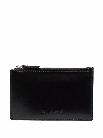 Balenciaga Essential Long Cardholder In Black