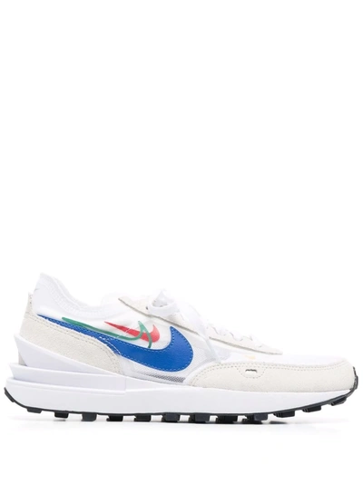 Nike Waffle One Low-top Lace-up Sneakers In White