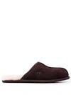 Ugg Scuff Sheepskin Slippers In Braun