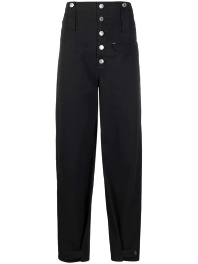 Isabel Marant Darlena High-waisted Trousers In Black