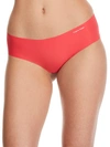 Calvin Klein Invisibles Hipster In Strawberry