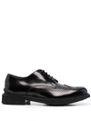 TOD'S POLISHED LEATHER FULL BROGUES