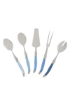 French Home Laguiole 5 Piece Hostess Set In Shades Of Blue