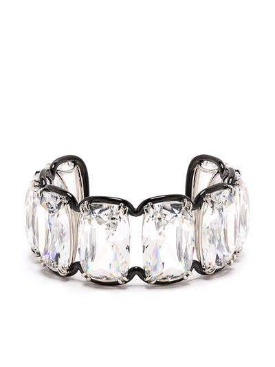 Swarovski Harmonia Floating Crystal Cuff In Silber