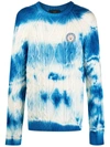 ALANUI TIE-DYE CABLE-KNIT JUMPER
