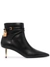 Tom Ford Padlock 55mm Boots In Schwarz