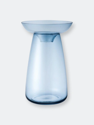 Kinto Aqua Culture Vase 120mm / 5in In Blue