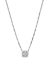 David Yurman Women's Châtelaine Pendant Necklace In Sterling Silver With Full Pavé Diamonds In Silver