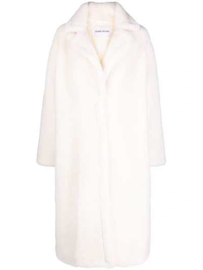 Stand Studio Maria Coat In White