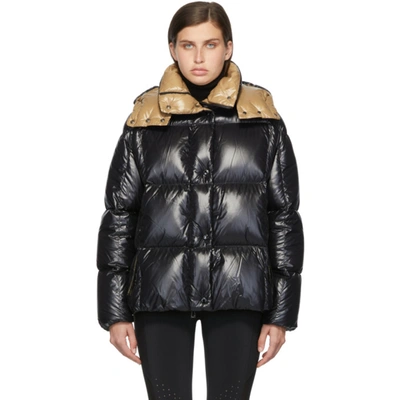 Moncler Karakorum Convertible Hooded Quilted Glossed-ripstop Down Jacket In Black